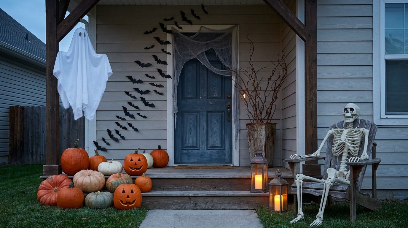DIY Halloween Porch Ideas for Every Scare Level