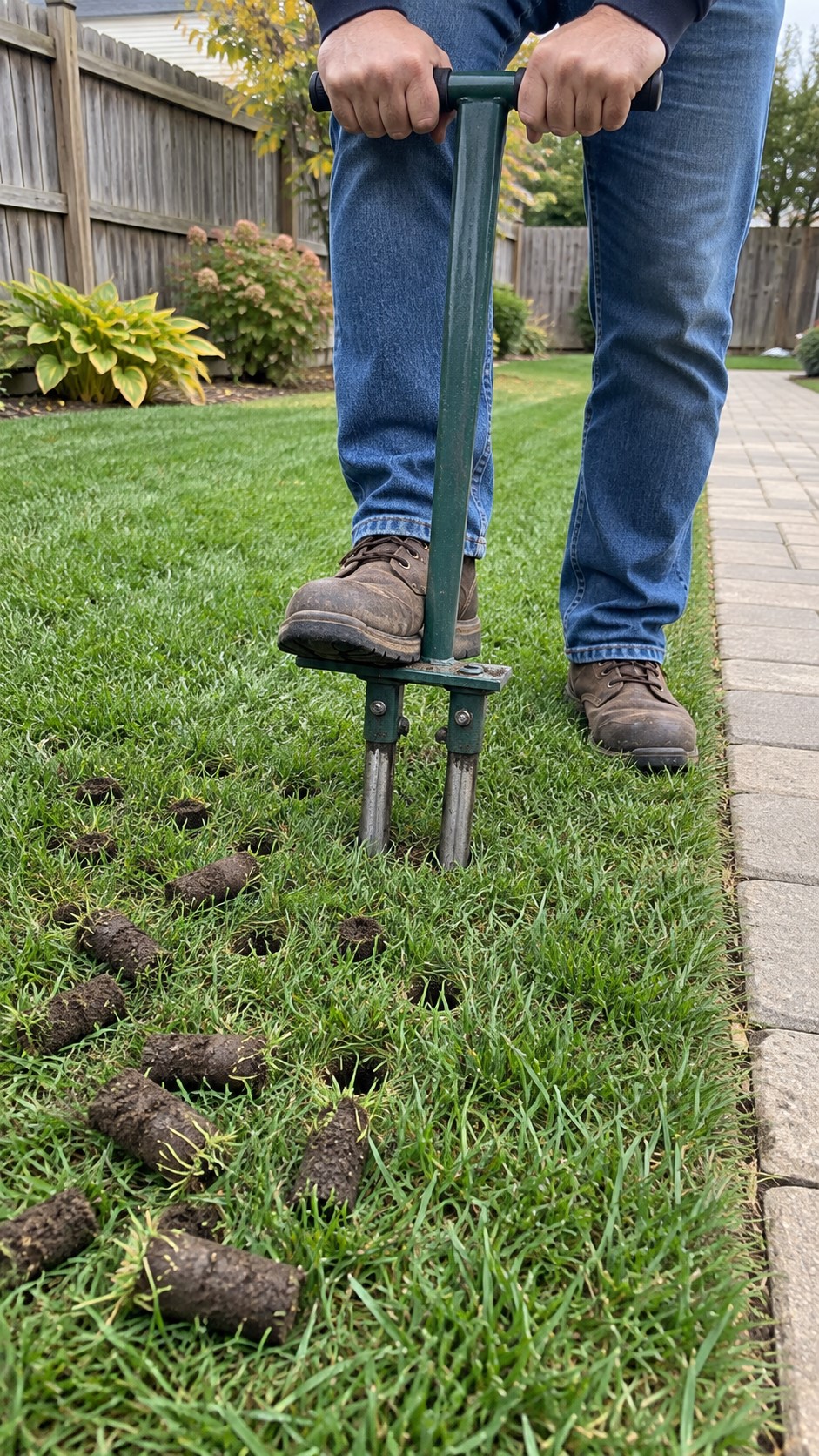 Fall Lawn Aeration