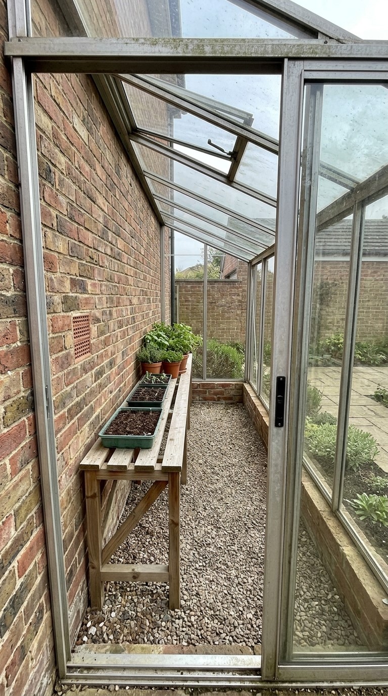 Lean-To Greenhouse Layout