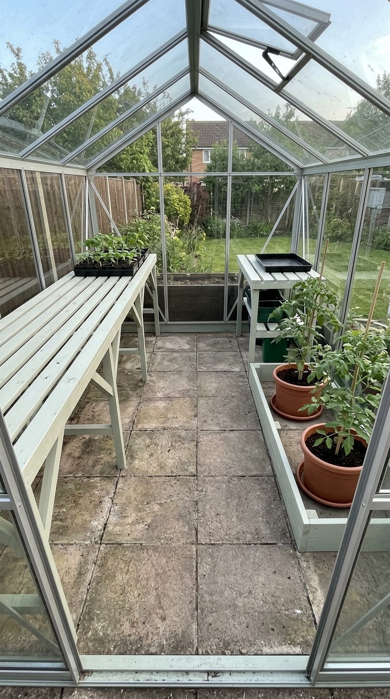 10 x 12 ft Greenhouse Layout