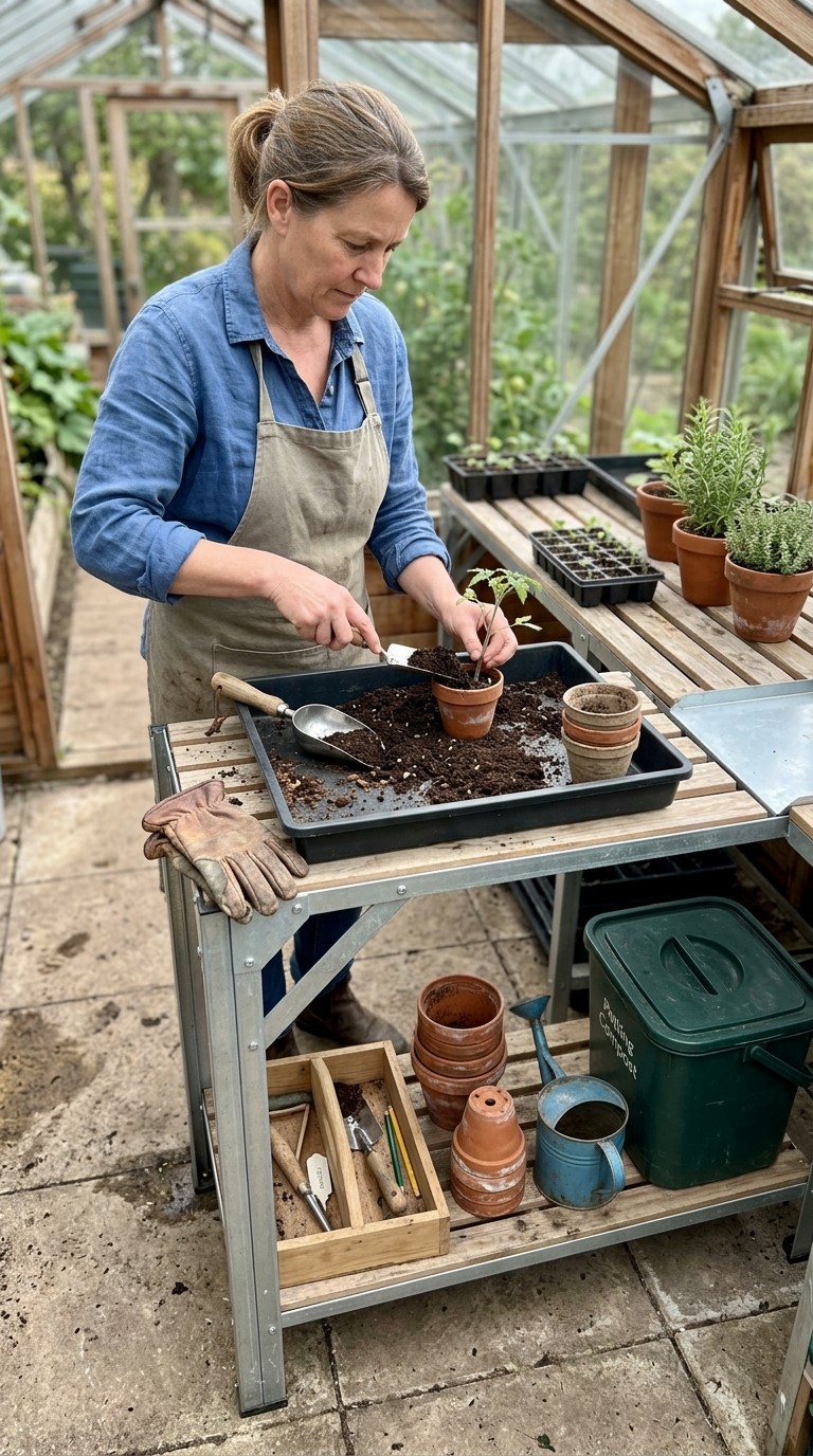 Greenhouse Storage Ideas