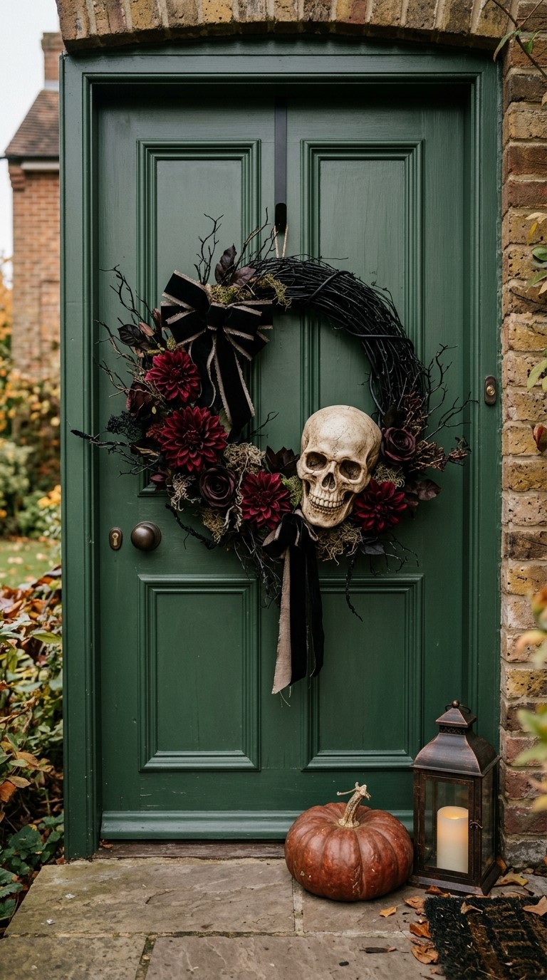 Skull Halloween Wreath Ideas