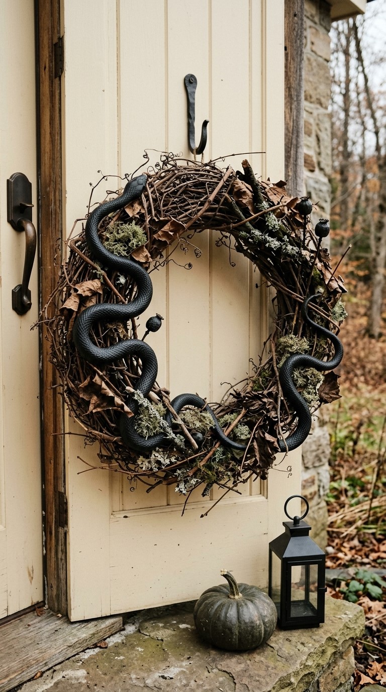 Snake Halloween Wreath Ideas