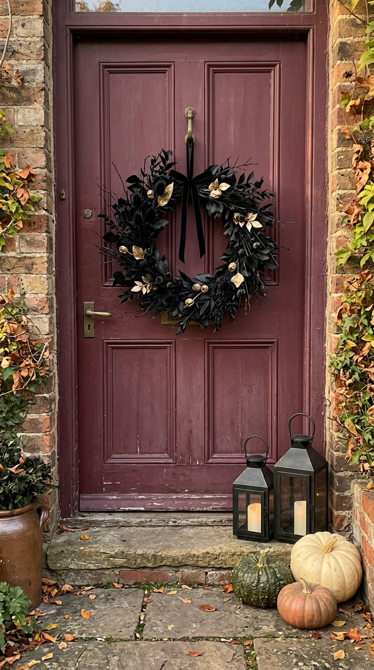 Elegant Halloween Wreath Ideas