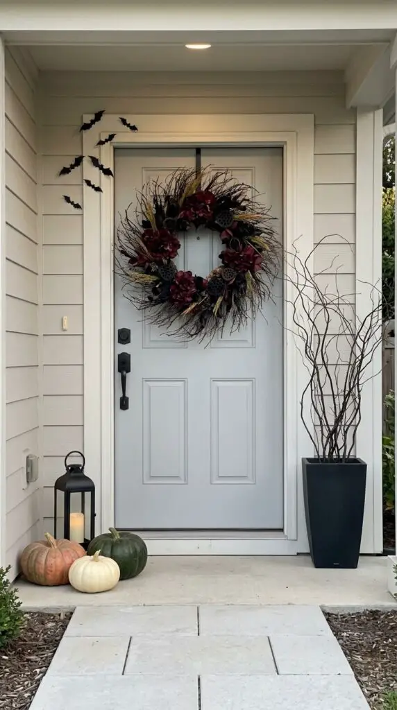 Halloween Front Door Decor