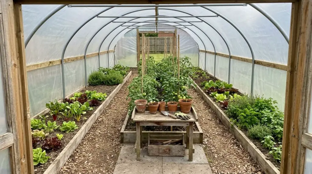Internal Polytunnel Layout Plans
