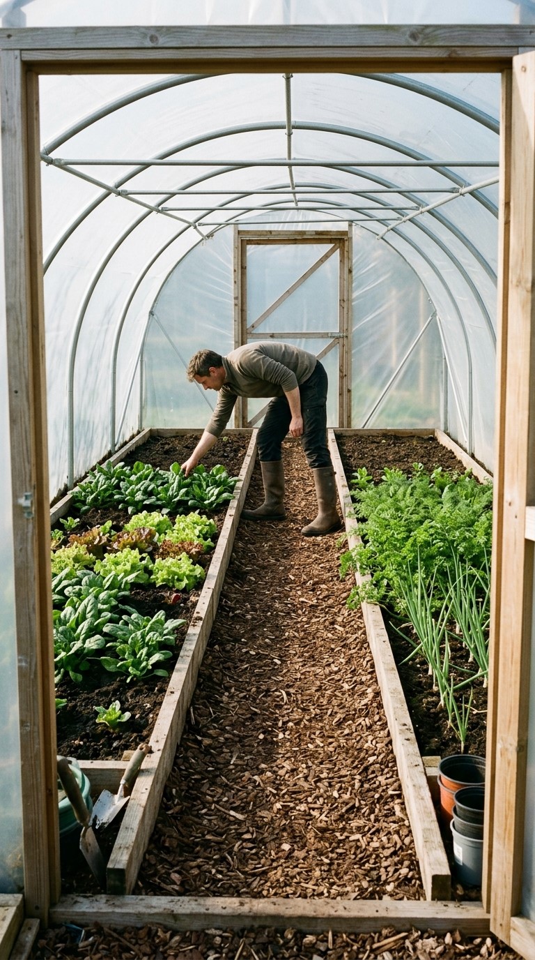 Small Polytunnel Layouts