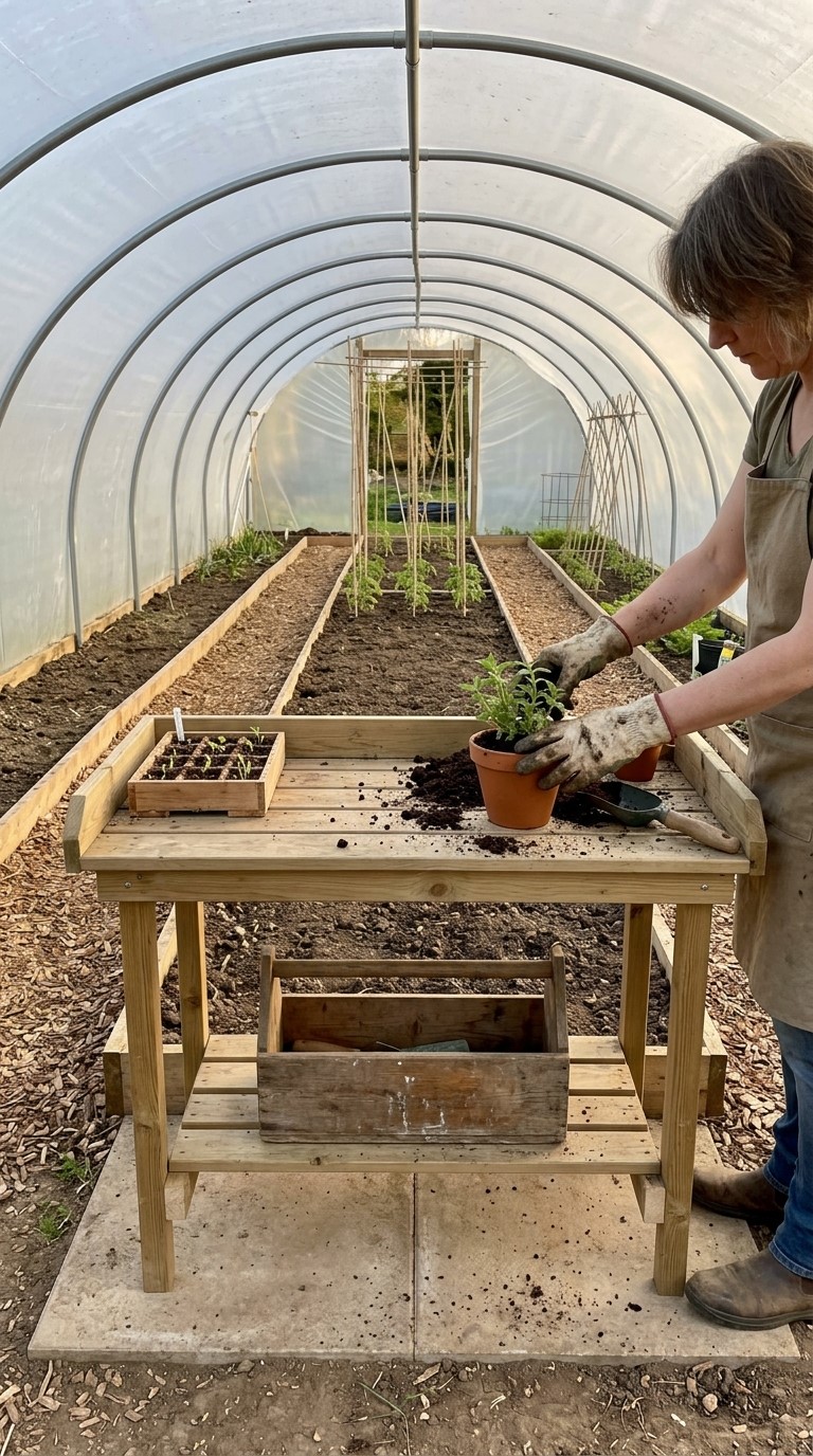 Large Polytunnel Layouts