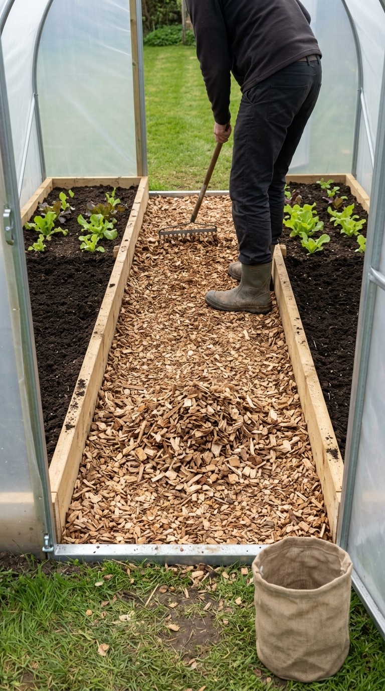 Polytunnel Path Layout