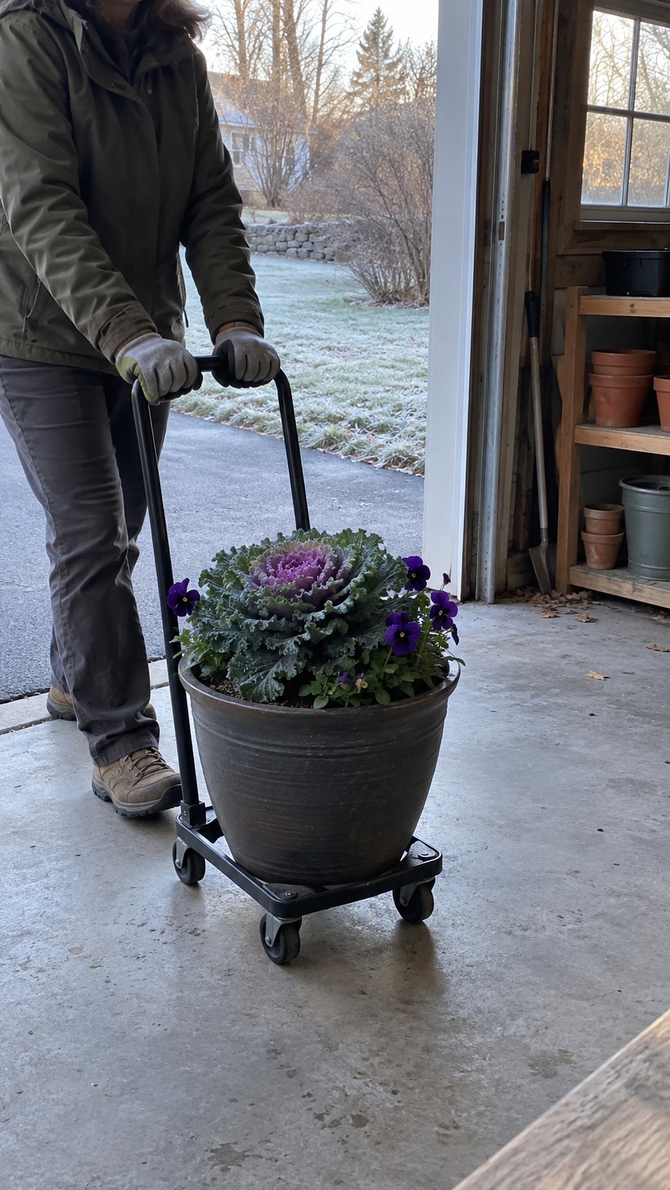 Thanksgiving Porch Displays During Persistent Freezes