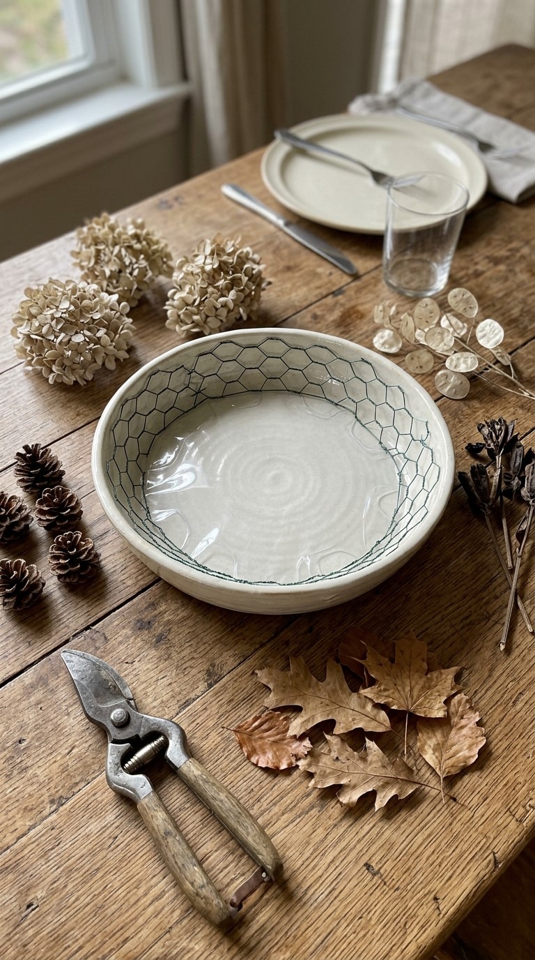 Shallow Bowl for Your DIY Thanksgiving Centerpiece