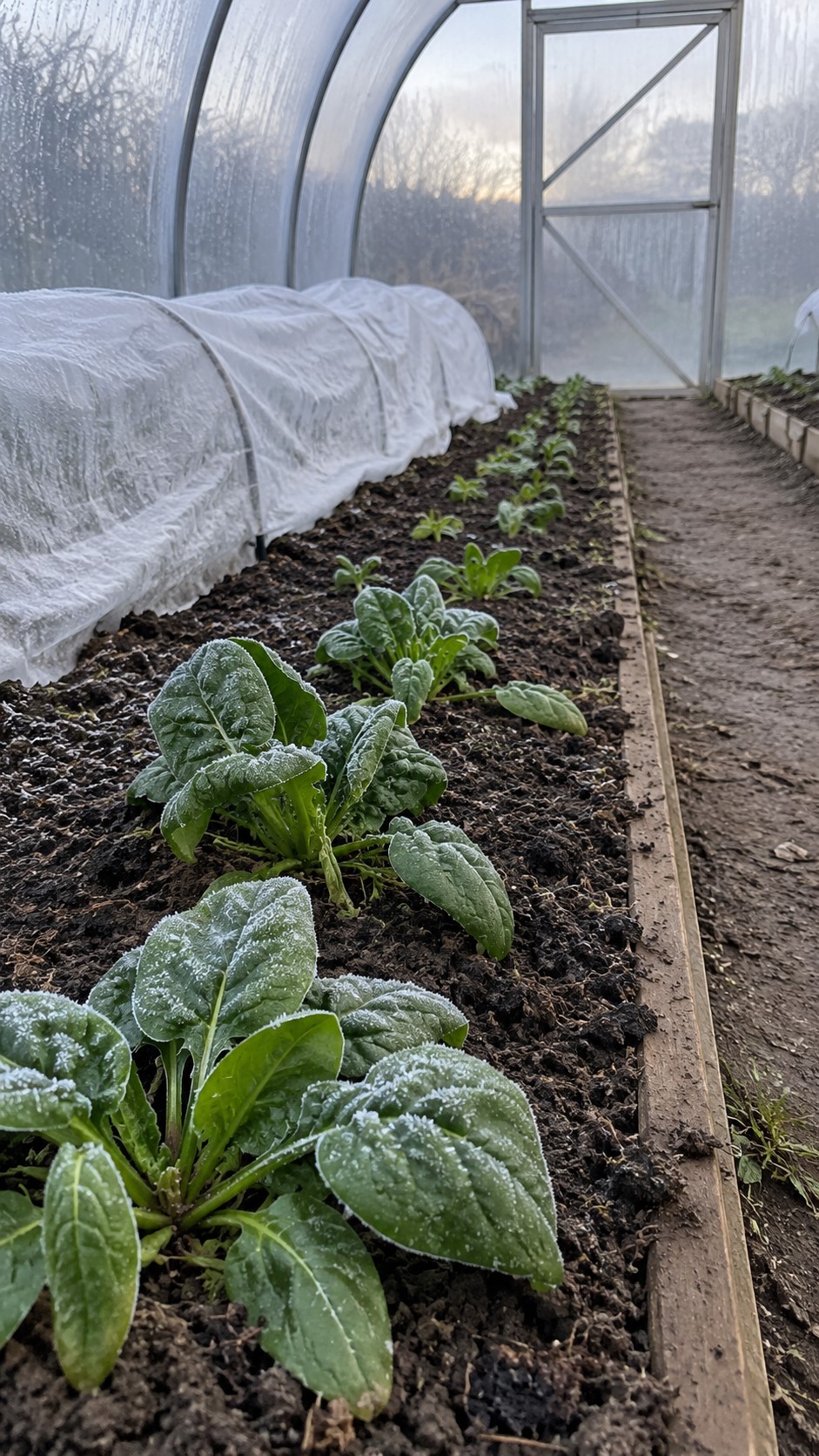 What to Grow in an Unheated Polytunnel in Winter