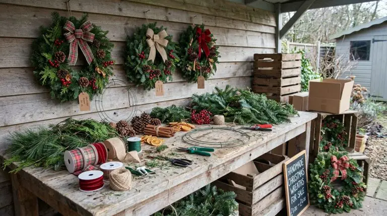 Making_Christmas_wreaths to sell