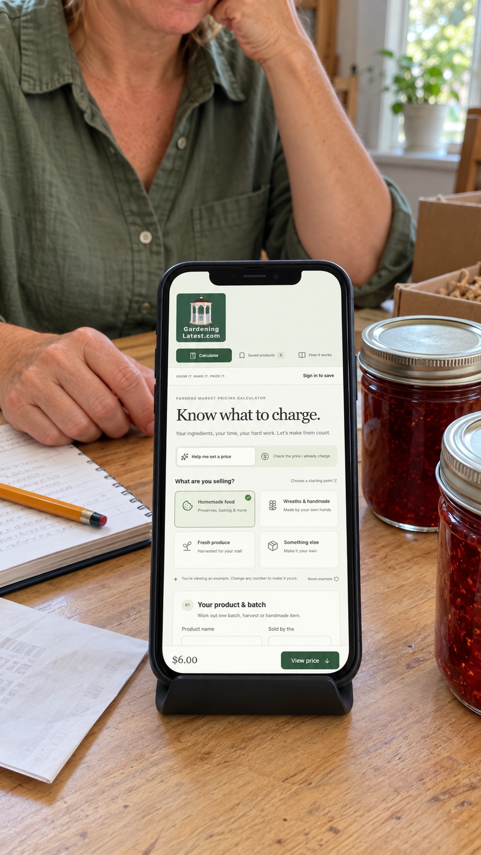 Farmers Market Pricing Calculator