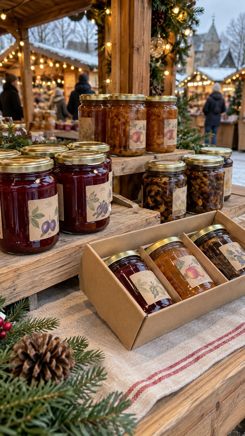 Jarred Food to Sell at Christmas Markets