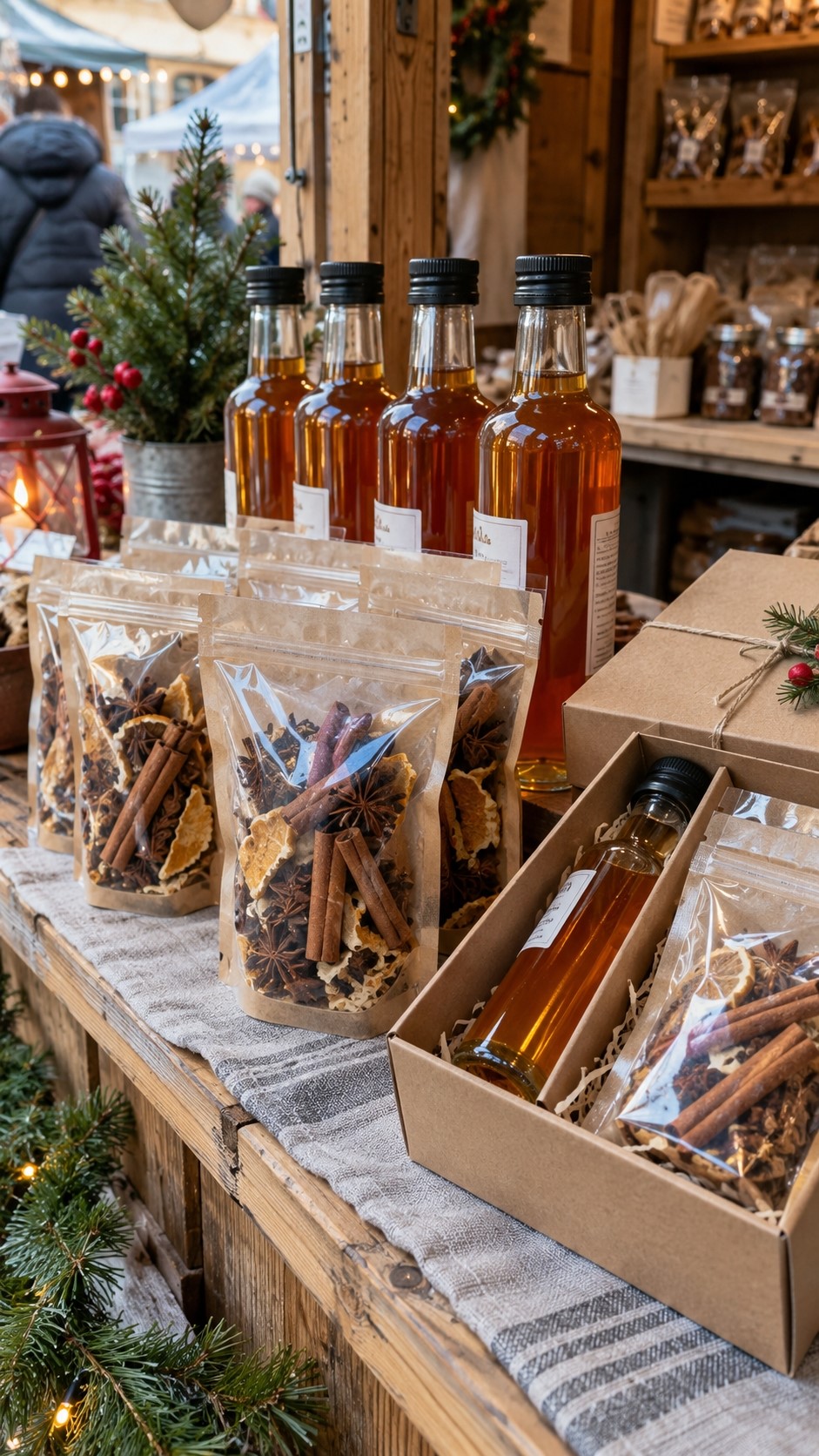 Bottled Drinks to Sell at Christmas Markets