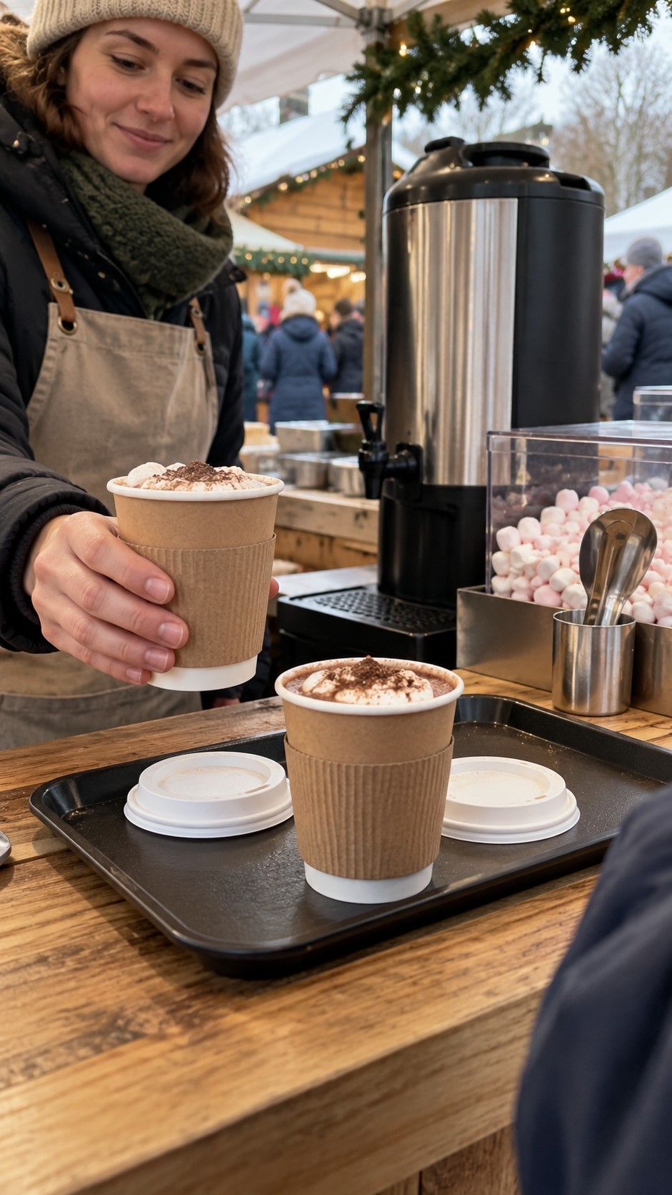 Hot Drinks to Sell at Christmas Markets