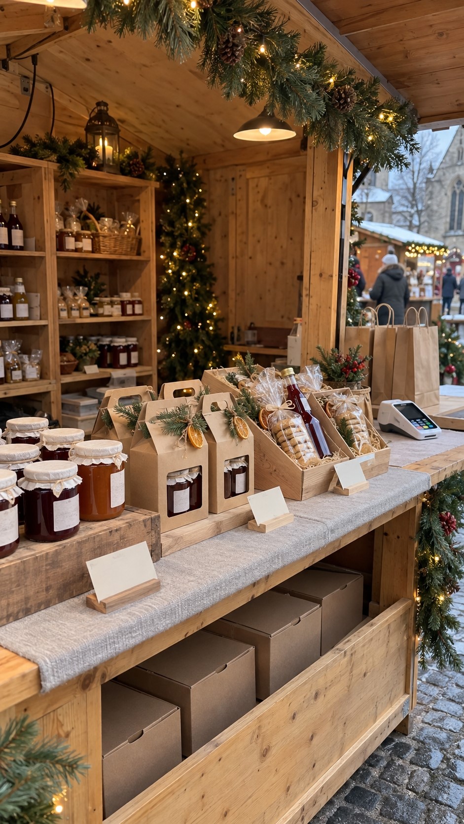 Christmas Market Stall Displays and Pricing