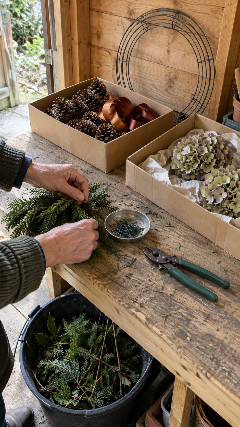 Give Your Thanksgiving Wreath Frame Another Season